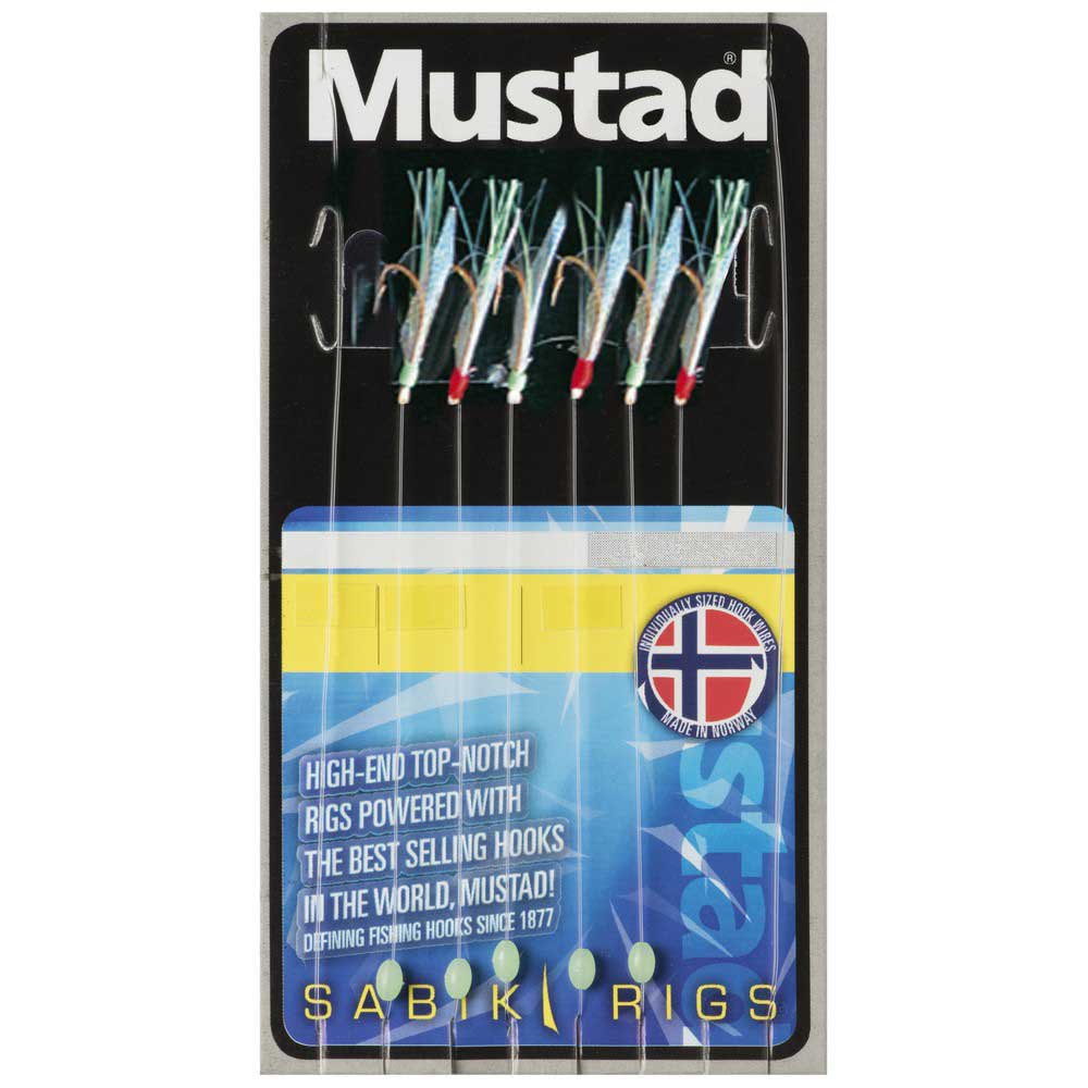 Mustad 637991 Bi-Colour Fish Skin 5 Hooks Многоцветный Multicolor 4 