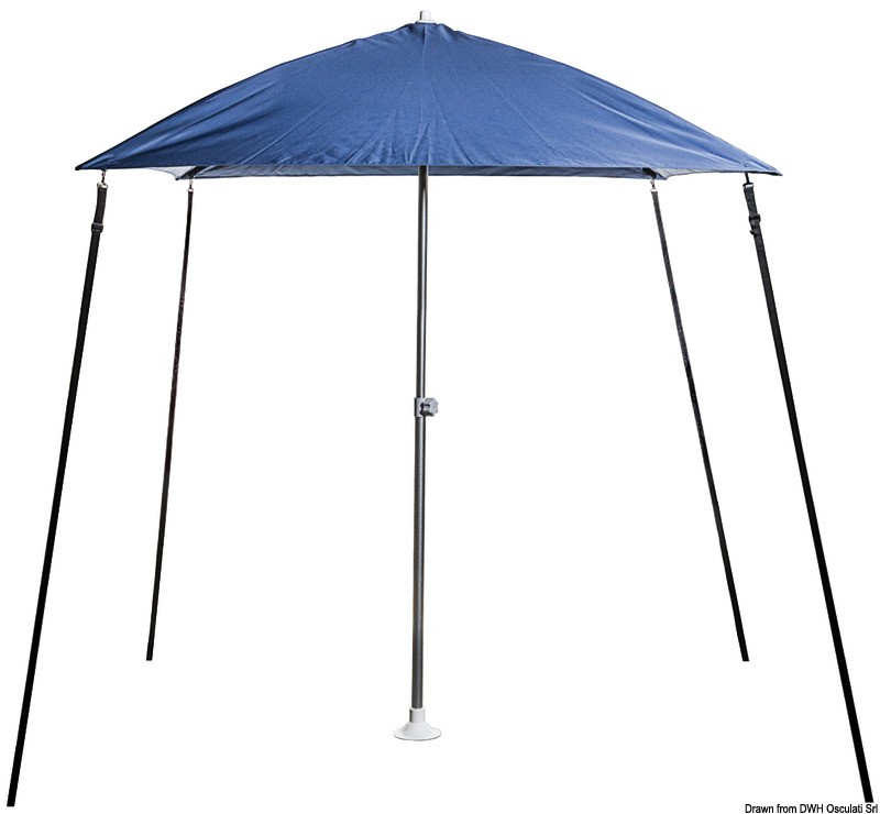 Купить PARASOL folding sun umbrella f.boat blue navy, 46.891.02 7ft.ru в интернет магазине Семь Футов