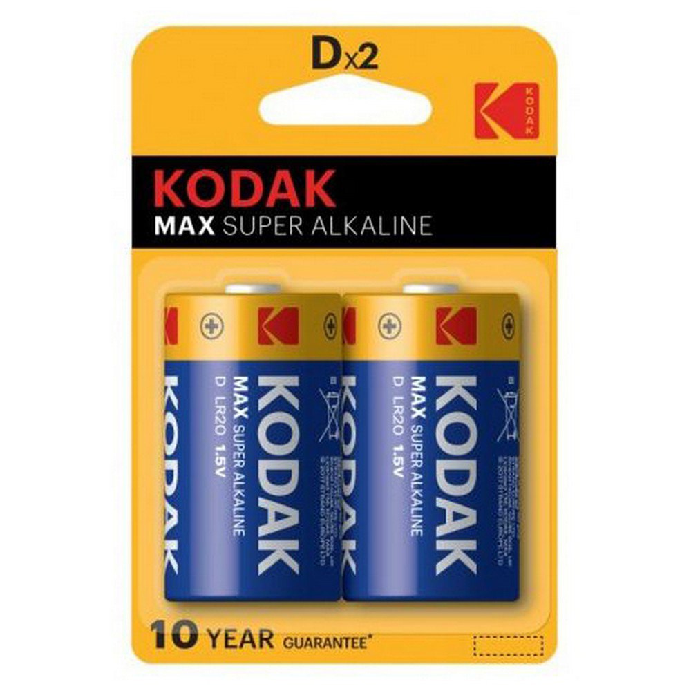 Kodak 30952843 Max LR20 D 2 единицы Аккумуляторы Голубой Yellow