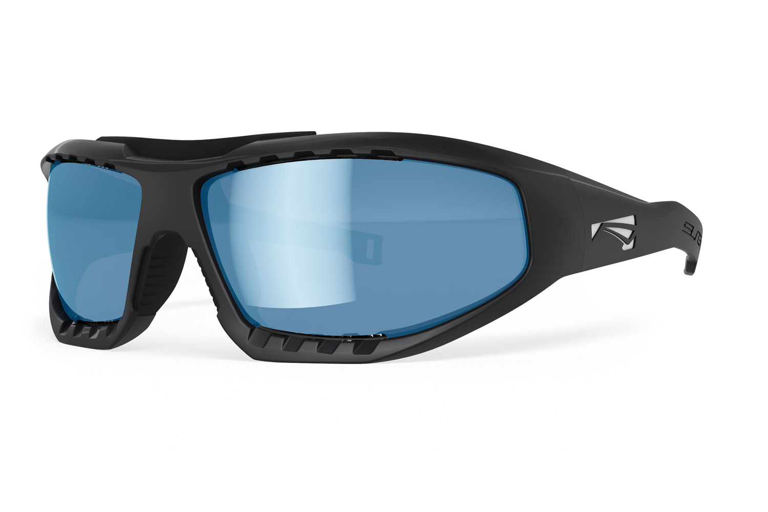 Купить Спортивные очки LiP Surge Aero / Matt Black - Black / PC Polarized / Vivide Ice Blue, 3737 7ft.ru в интернет магазине Семь Футов