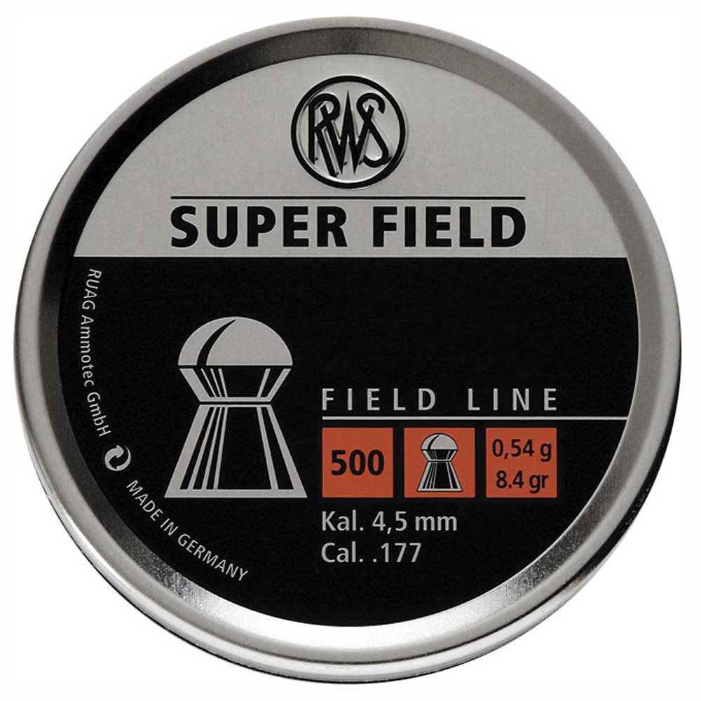 Rws 132300911 Super Field Metal Can 500 Units Серый  Grey 4.5 mm 