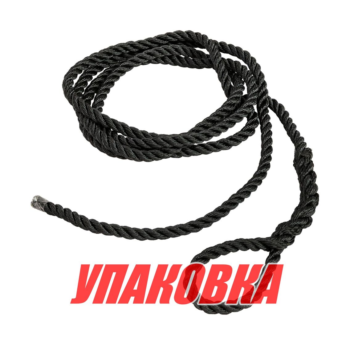 Купить Веревка из полиэстера с огонами для крепления кранца, d6 мм, L1,5 м, цвет черный (упаковка из 12 шт.) Marine Rocket MR1615_pkg_12 7ft.ru в интернет магазине Семь Футов