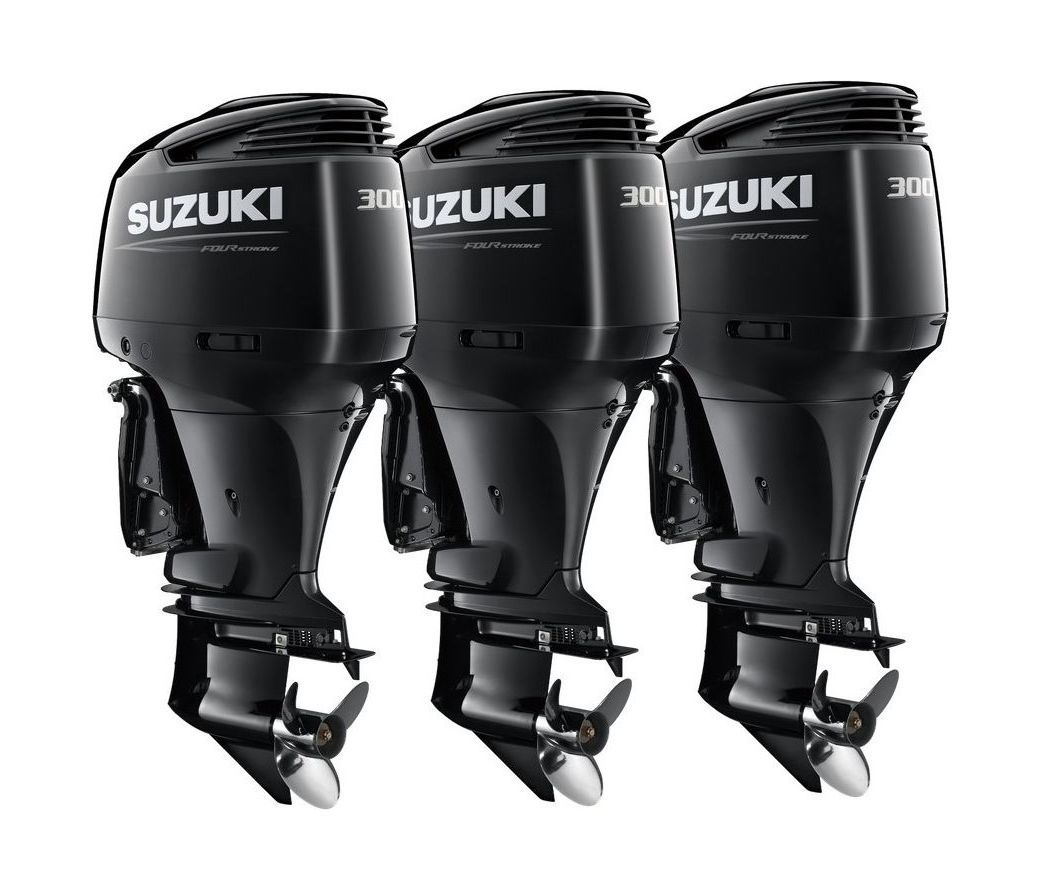 Купить Тройка из 2 моторов Suzuki DF300APX+ 1 мотор DF300APXX, черные 3xDF300AP 7ft.ru в интернет магазине Семь Футов