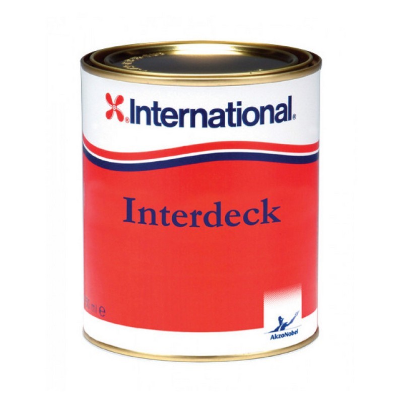Краска палубная полуглянцевая International Interdeck YJB000/750BA/EU 750 мл белая