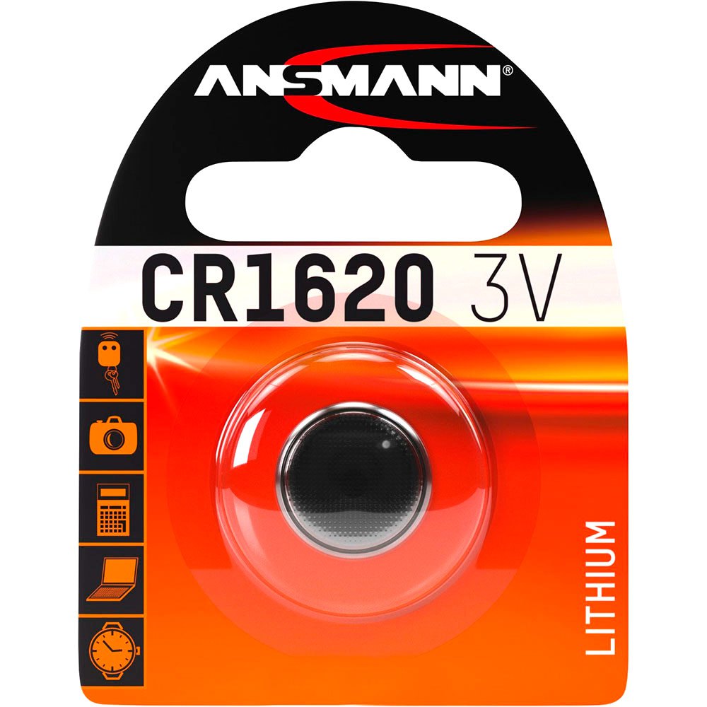 Ansmann 5020072 CR 1620 Аккумуляторы Серебристый Silver