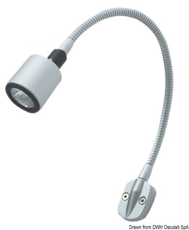 Купить Flexible arm light 130 mm 12 V silver titanium, 13.239.14 7ft.ru в интернет магазине Семь Футов