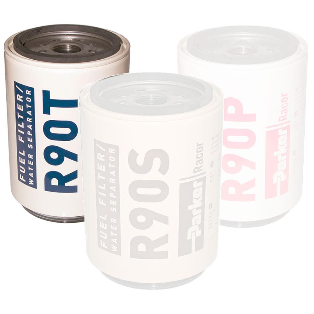 Parker racor 62-R90T Replacement Filter Elemment Spin On 390RC/490R/690R Белая Blue 10 Micron 
