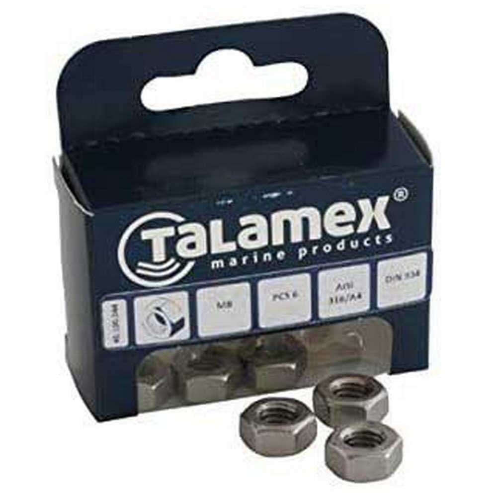 Talamex 40100040 Шестигранная гайка 6 Единицы Серый Grey 3 mm 