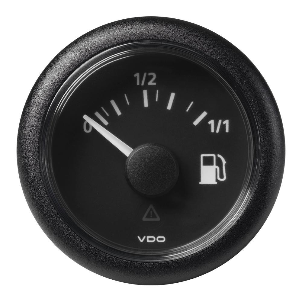 Аналоговый индикатор уровня топлива VDO Veratron ViewLine A2C59514082 Ø52мм 8-32В 3–180Ом шкала 0-1/2-1/1 чёрного цвета