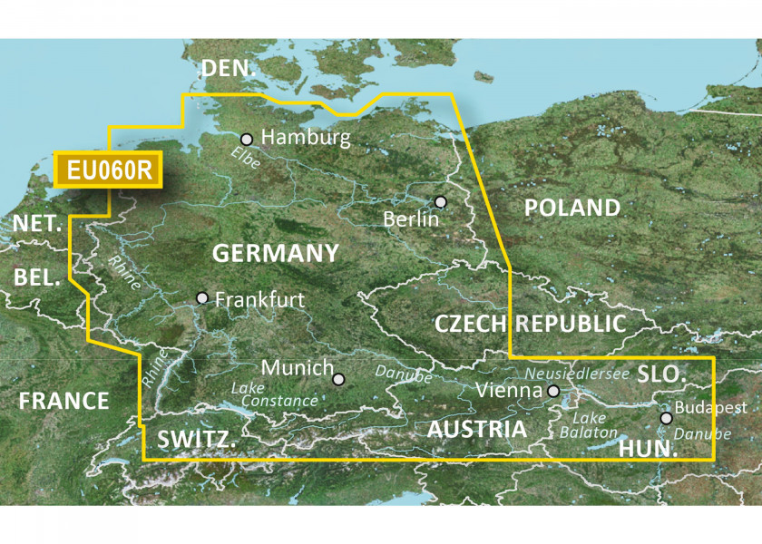 Купить BlueChart G3 EU060R Внутренние воды Германии / Версия: SD/Микро-SD 7ft.ru в интернет магазине Семь Футов