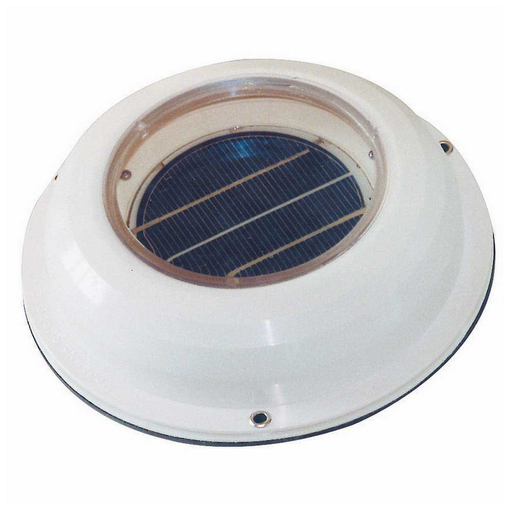 Plastimo 175694 Solar Энергетический вентилятор Бесцветный White 216 mm