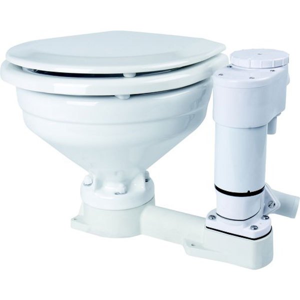 Seaflo SFTME202 SFTME202 24V Электрический туалет Белая White 32.3 x 33 x 41.5 cm 