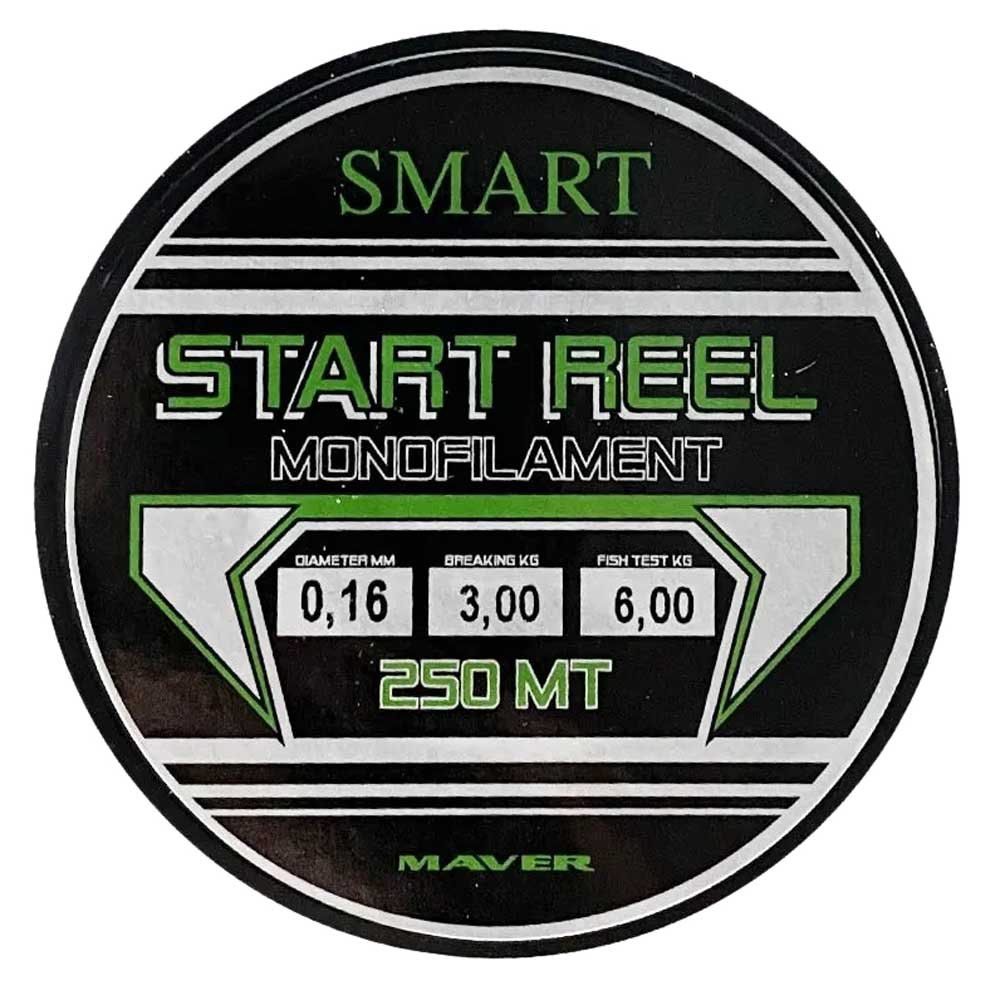 Maver 934018 Start Reel 250 m Монофиламент  Clear 0.180 mm