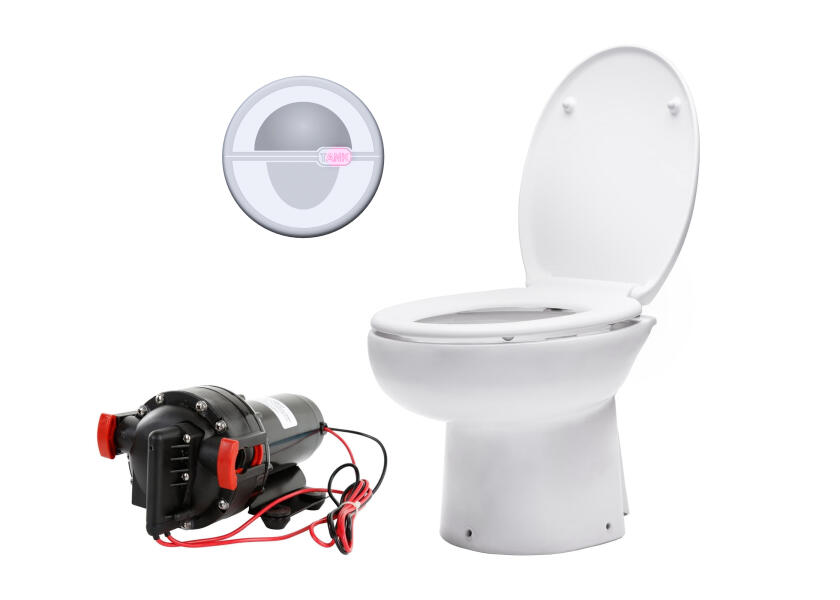 Купить SANIMARIN 31 PREMIUM On-Board Toilet / 12 V / sea water pump 44655-bvs 7ft.ru в интернет магазине Семь Футов