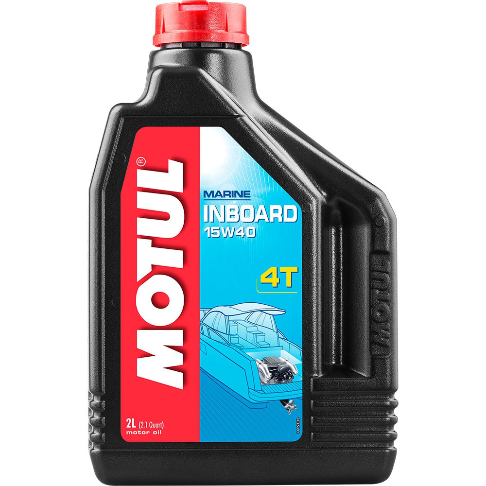 Motul 106359 Внутренний 4T 15W40 5L Машинное масло Черный Black / Red