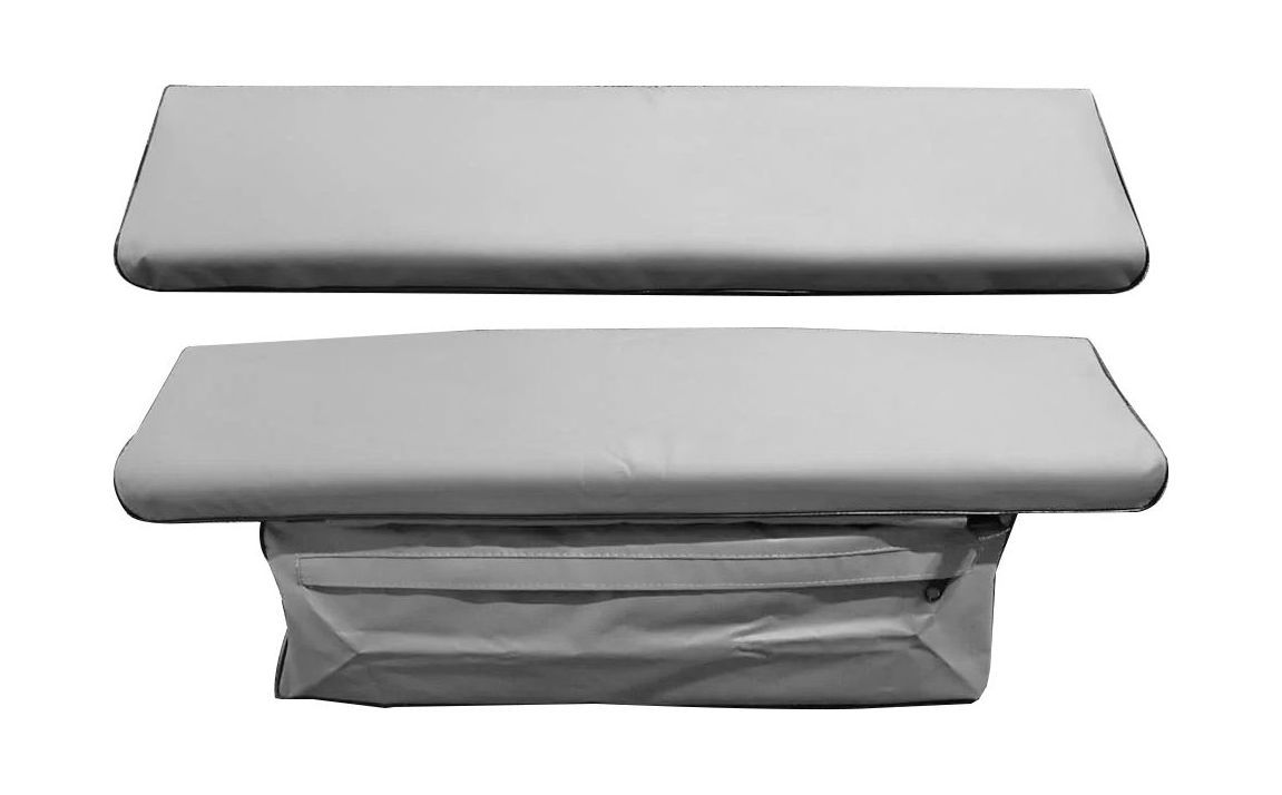 Купить Комплект из 2-х накладок на сиденье, одна с сумкой 1150*230 мм, серый RiverBoats КМН9 7ft.ru в интернет магазине Семь Футов