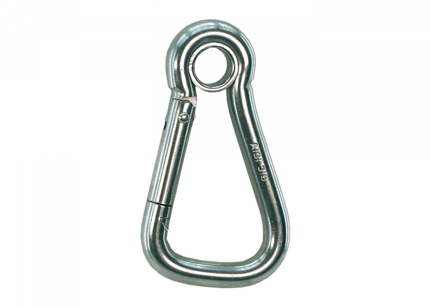 Купить Stainless Steel Carabiner with closed Eye 80117-bvs 7ft.ru в интернет магазине Семь Футов