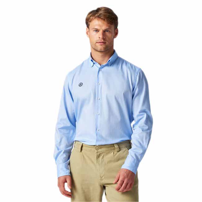 Henri lloyd A231161001-620-M Рубашка с длинным рукавом Henri Oxford Голубой Light Blue M