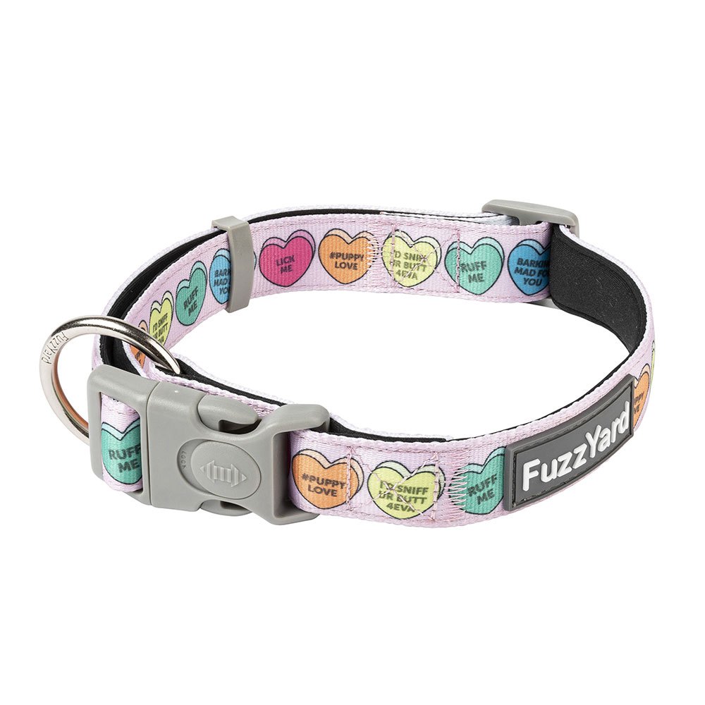 Fuzzyard FZCL228-S Candy Hearts Воротник Из Неопрена Многоцветный Multicolor S
