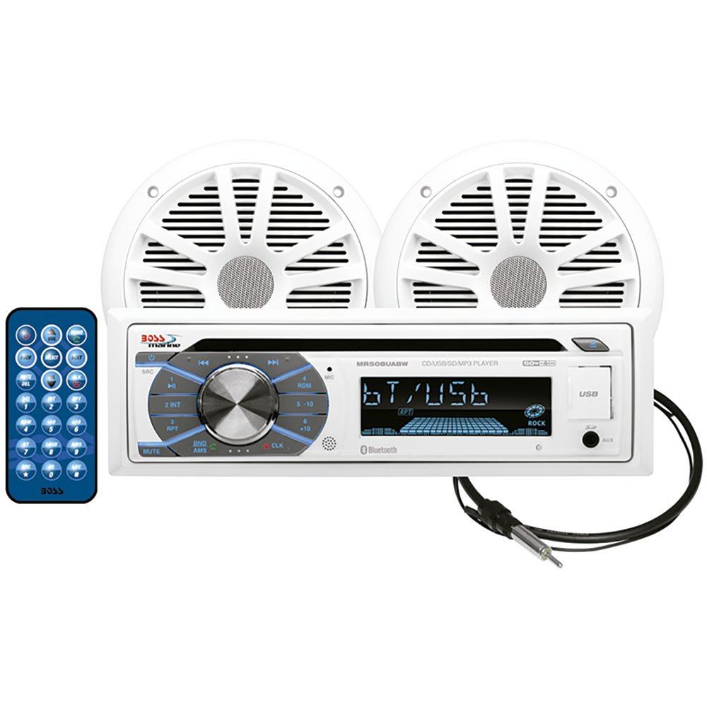 Boss audio 153-MCK508WB6 CD-плеер-Bluetooth с 164 mm 2 164 mm Белая White