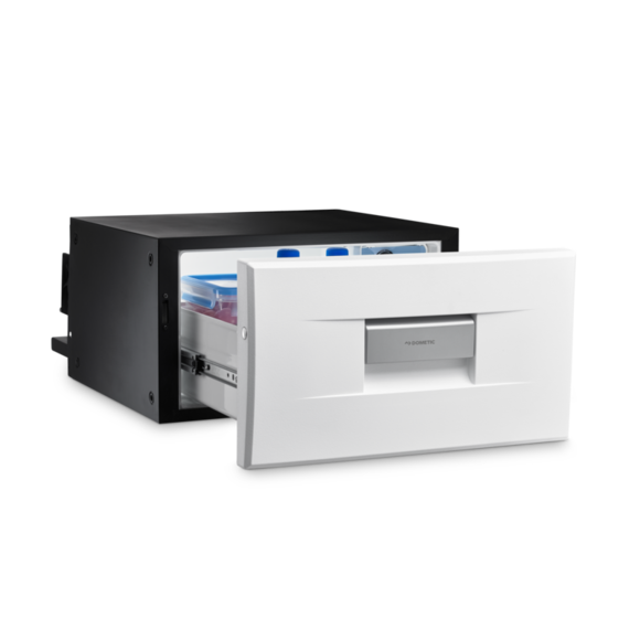 Выдвижной холодильник Dometic CoolMatic CD 20 9600008371 440x250x564 мм 20л белая дверца