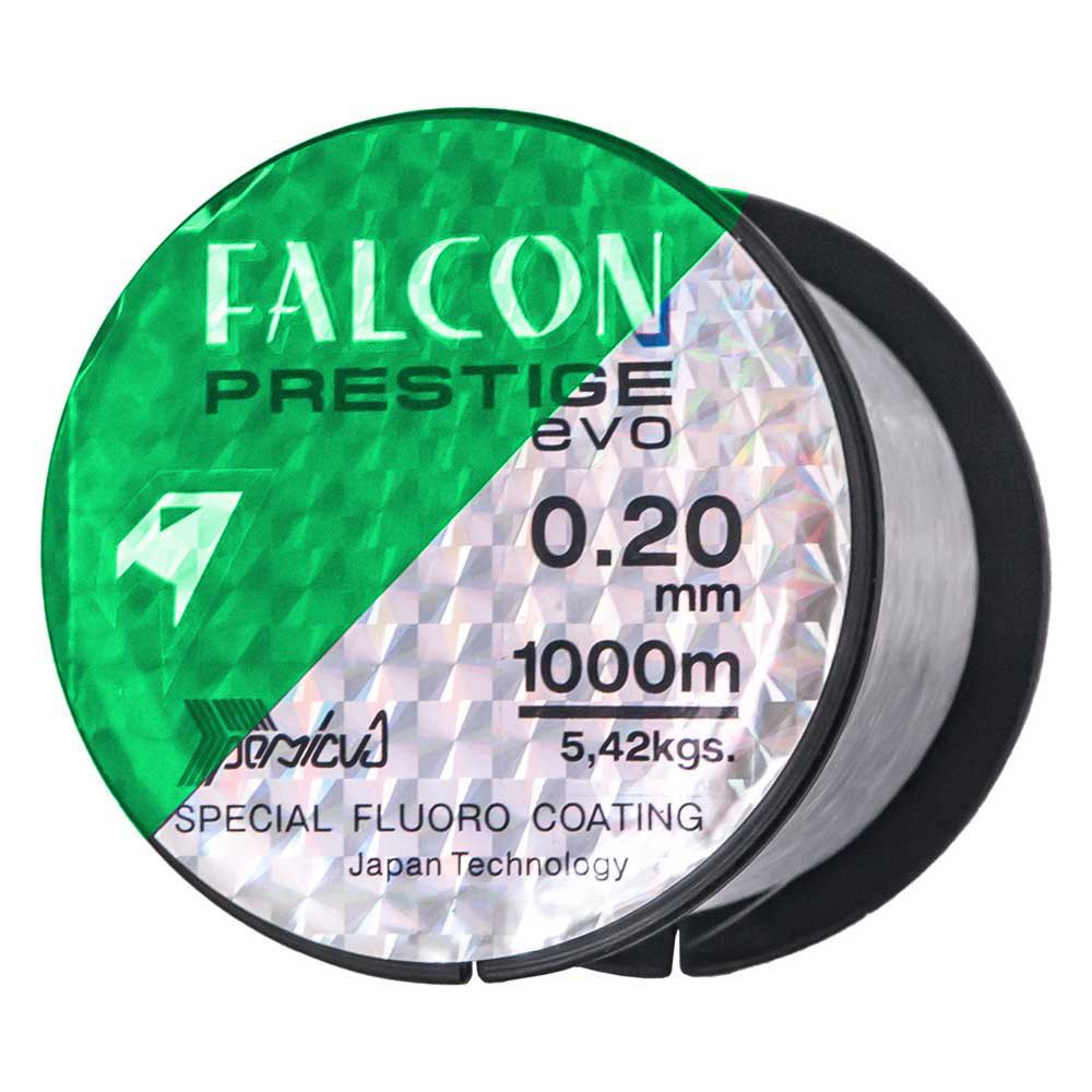 Falcon D2800722 Prestige Evo 1000 m Флюорокарбон Серебристый Green 0.180 mm