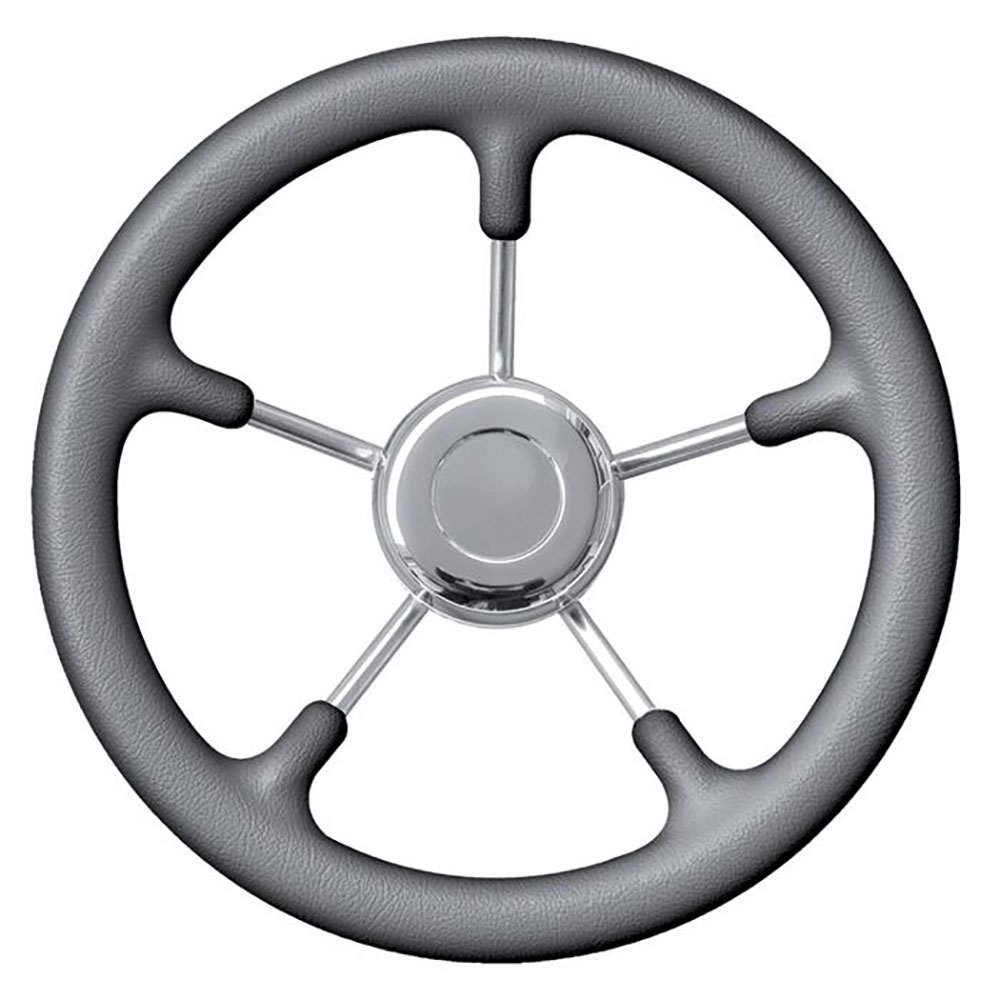 Savoretti 4345740 Мягкий полиуретановый руль Серебристый Grey 400 mm 