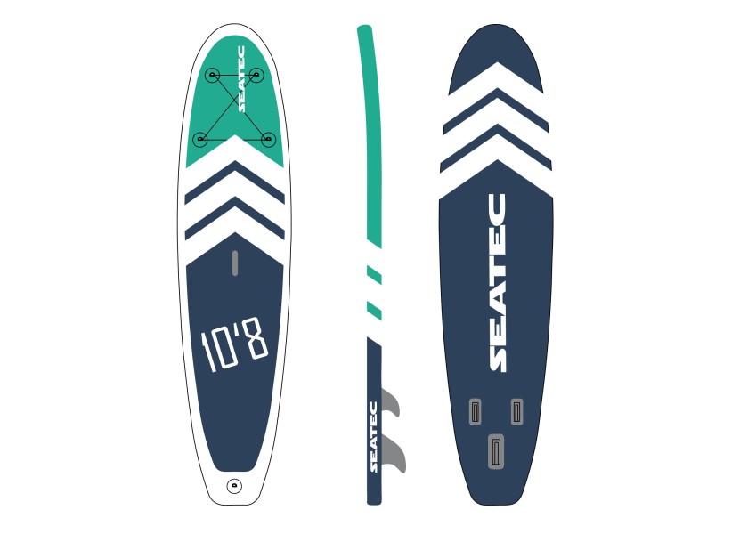 Купить SEATEC SUP 10.8 / mint green / 330 x 75 cm 88428-bvs 7ft.ru в интернет магазине Семь Футов