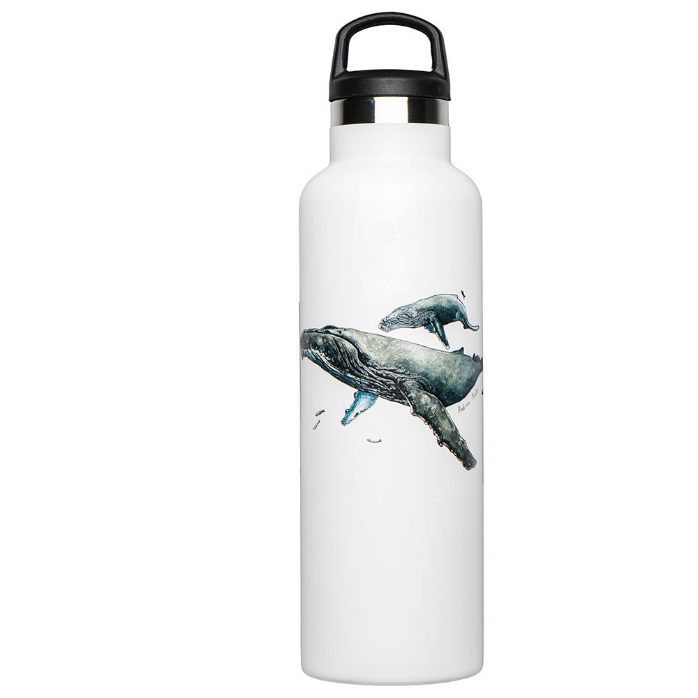 Fish tank B60HBD Бутылка горбатого кита и водолаза 600ml Белая Humpback Diver
