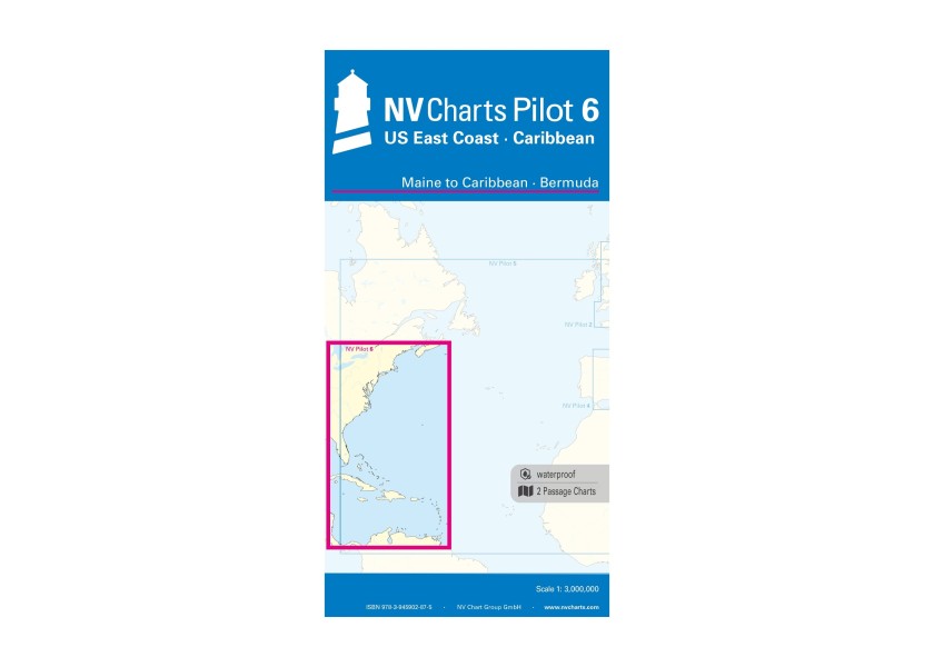 Купить NV VERLAG Passage Chart 6 US East Coast - Maine to the Caribbean, Bermuda 24636-bvs 7ft.ru в интернет магазине Семь Футов