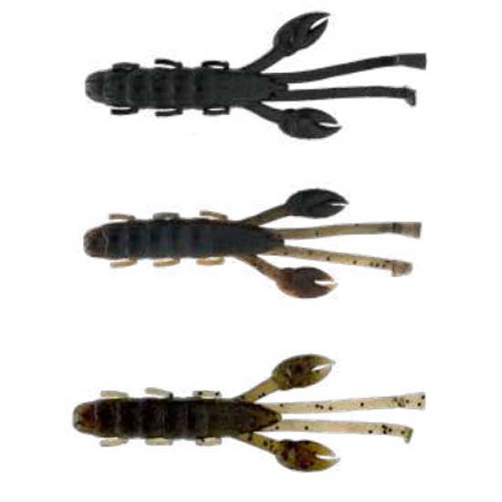 Herakles ARHKCAV11 Мягкий приманка Cave Craw 95 mm  Black Red Flakes