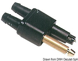Fuel male connector MERCURY/MARINER 2 hose adaptor, 52.805.58