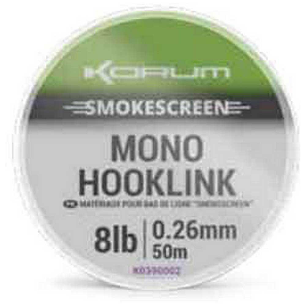 Korum K0390004 Smokescreen Мононить 50 м Зеленый  Brown 0.300 mm 