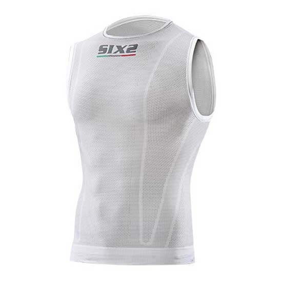 Sixs U00SMXXXBIFI Безрукавная базовая футболка SMX Белая White Carbon 2XL