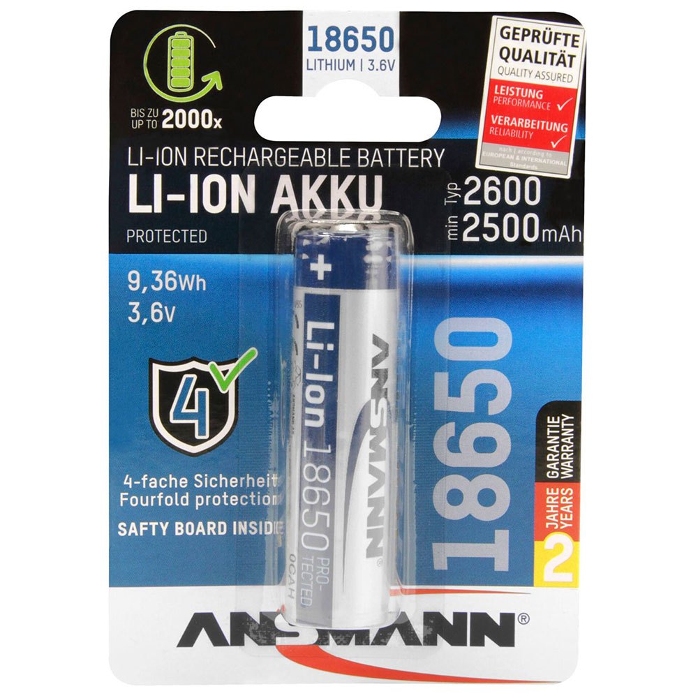 Ansmann 1307-0000 Аккумуляторная батарея 2600mAh Серебристый Silver