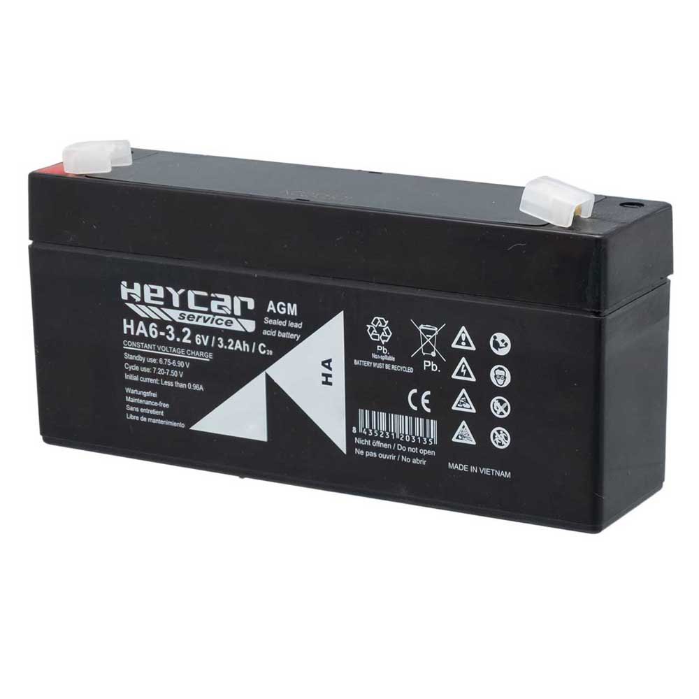Gp batteries HC-P480 6V 3.2A HeyCar Serie HA Автомобильный Аккумулятор Черный Black