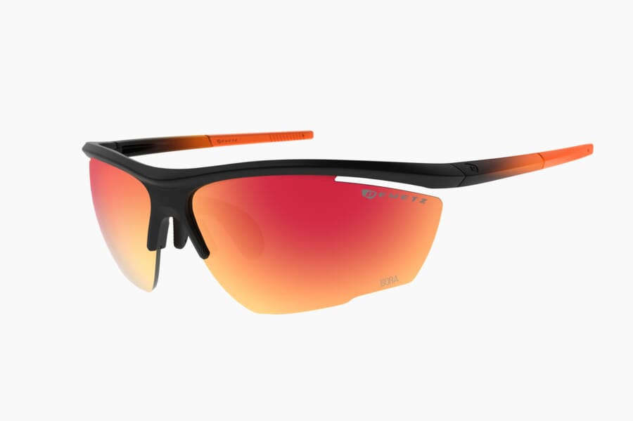 Купить Спортивные очки Demetz Relief L / Matte Black / Matte Orange Purple Mirror Red Cat.3, relief5164vs67 7ft.ru в интернет магазине Семь Футов