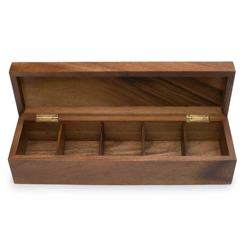 Ironwood 28227 Футляр из чайного дерева Золотистый Brown 36.8 x 11.1 x 9.5 cm