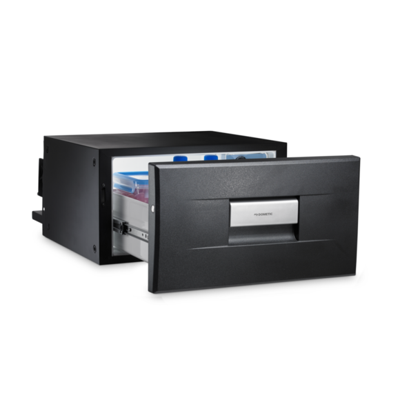 Выдвижной холодильник Dometic CoolMatic CD 20 9600008369 440x250x564 мм 20 л чёрная дверца