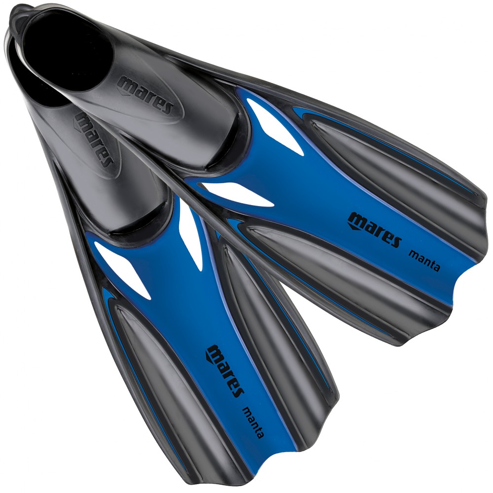 Ласты для плавания тренировочные Mares Manta 410333 размер 36-37 синий