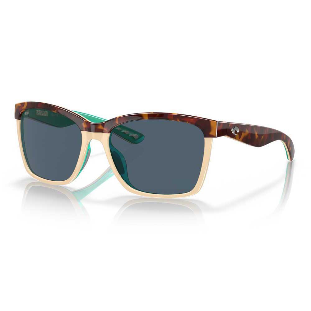 Costa 06S9053-90530255 поляризованные солнцезащитные очки Anaa Retro Tort / Cream / Min Gray 580P/CAT3