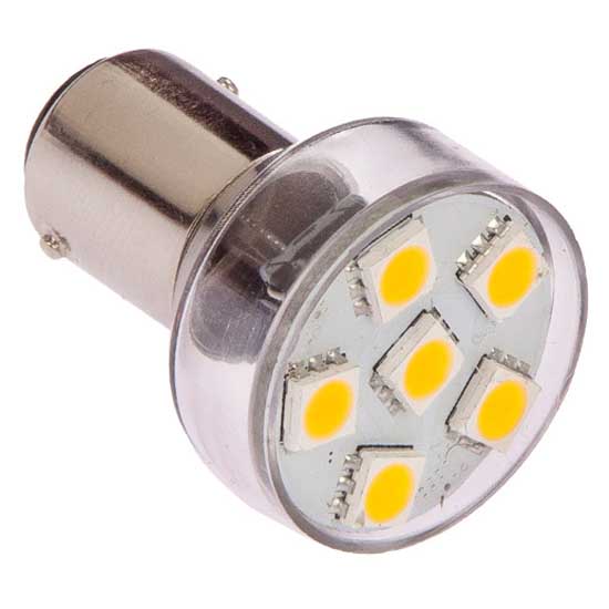 Nauticled Ba15D-R06-WW Reader 06 LED Bulb Серебристый  Silver