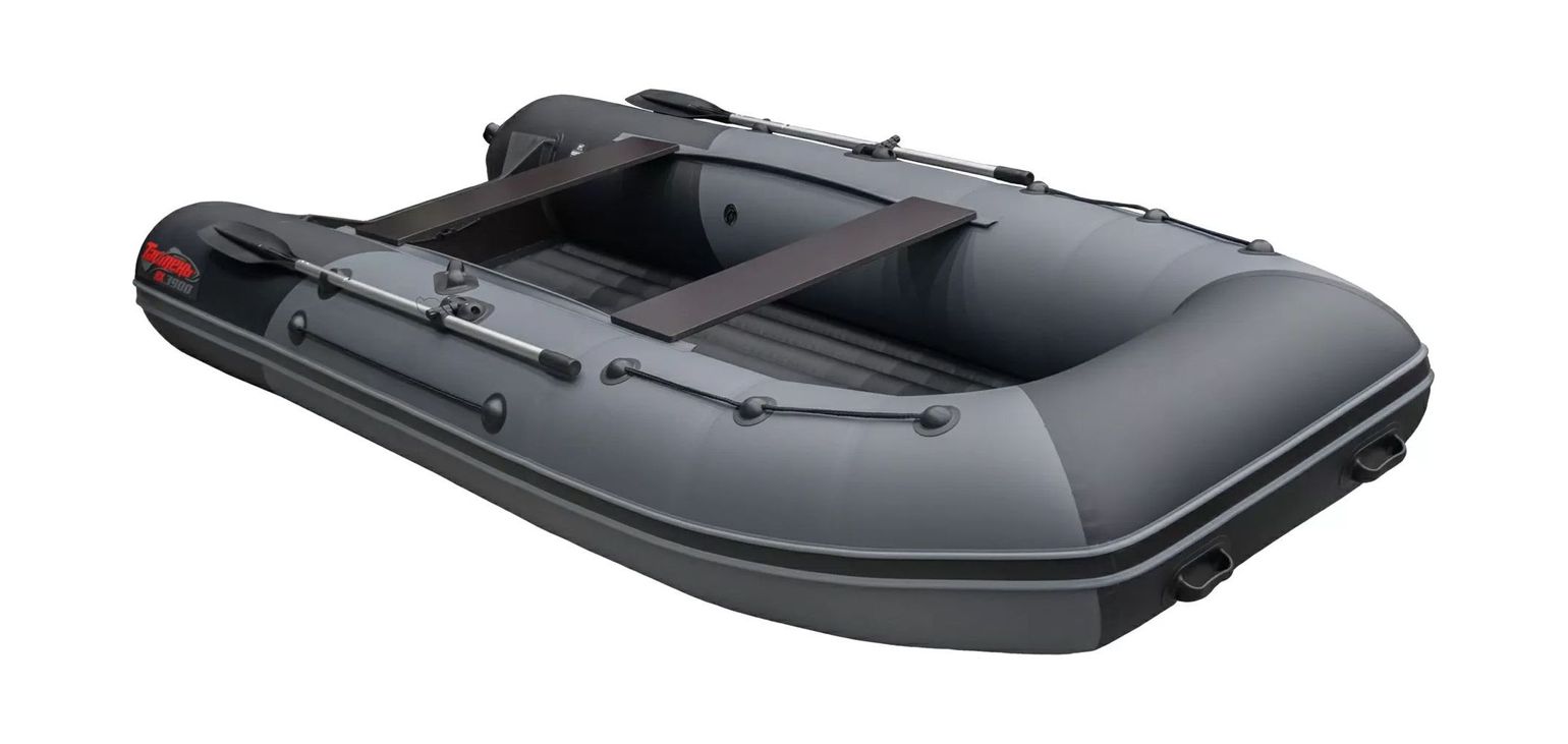 Купить Надувная лодка ПВХ, Таймень RX 3900 НДНД, светло-серый/черный 00191773 7ft.ru в интернет магазине Семь Футов