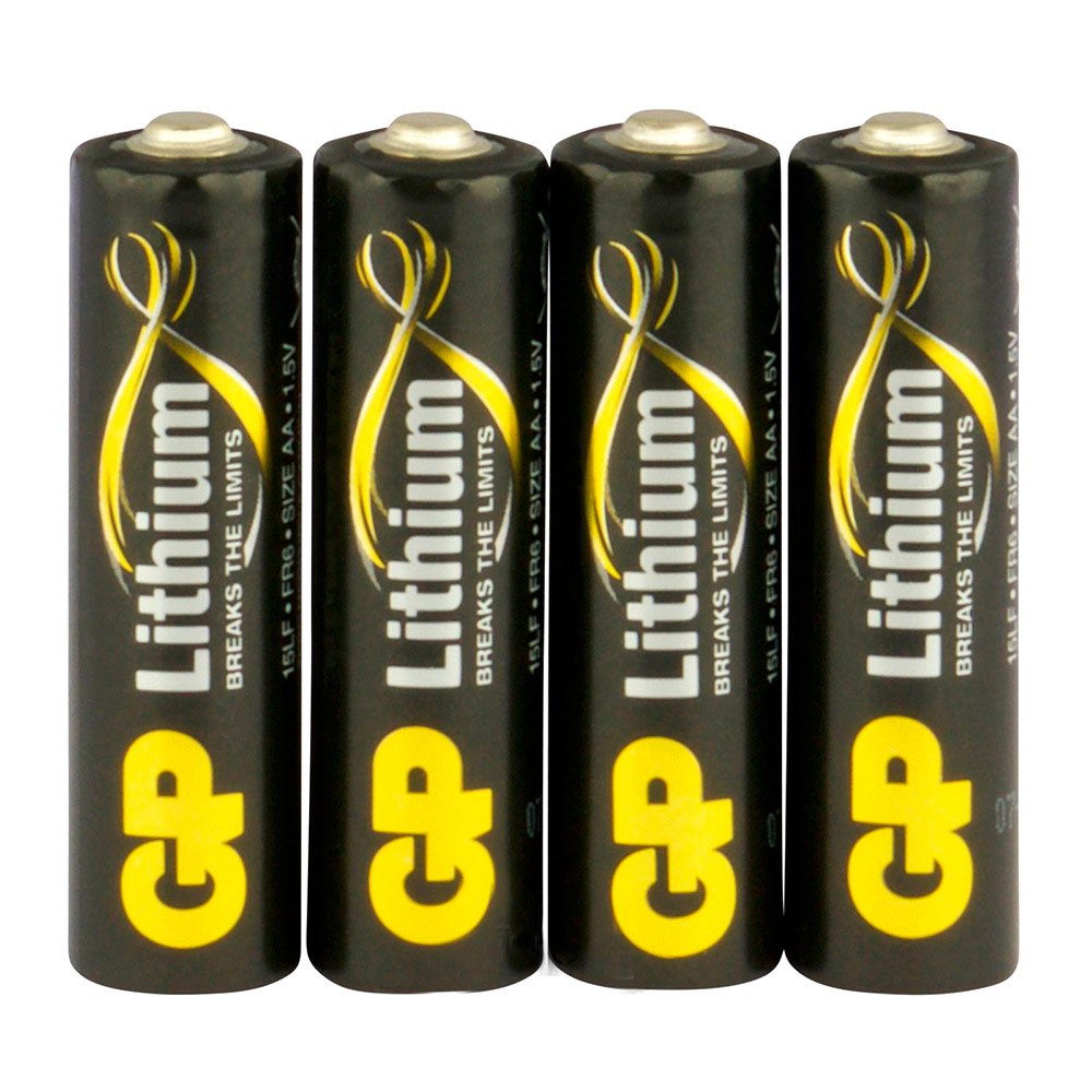Gp batteries 07015LF-C4 Литий Mignon 1.5V AA 07015LF-C Аккумуляторы Черный Black