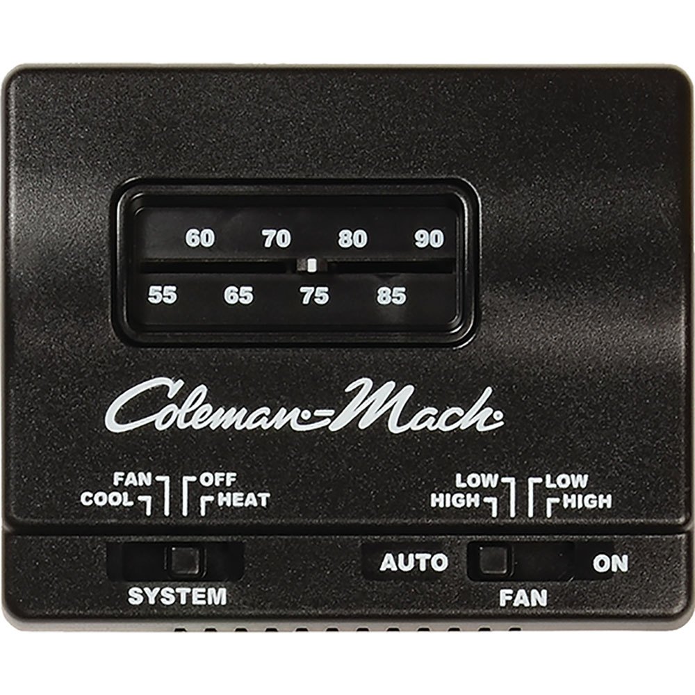 Coleman mach 588-7330F3852 Analog Heat/Cool Т-стат Черный  Black