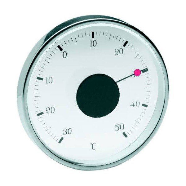 Термометр оконный Barigo 830 85x10мм Ø85мм в металлическом корпусе