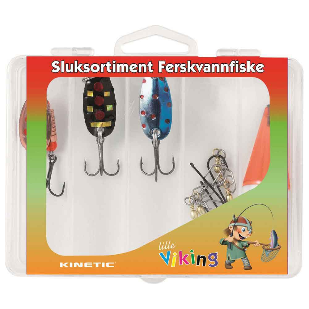 Kinetic KS10103 Little Viking Go Fishing Ferskvannsfiske Коробка Для Приманок Многоцветный Clear