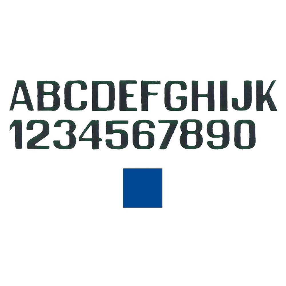 International letterfix 5959014F F Наклейки с буквами Голубой Blue 200 mm 