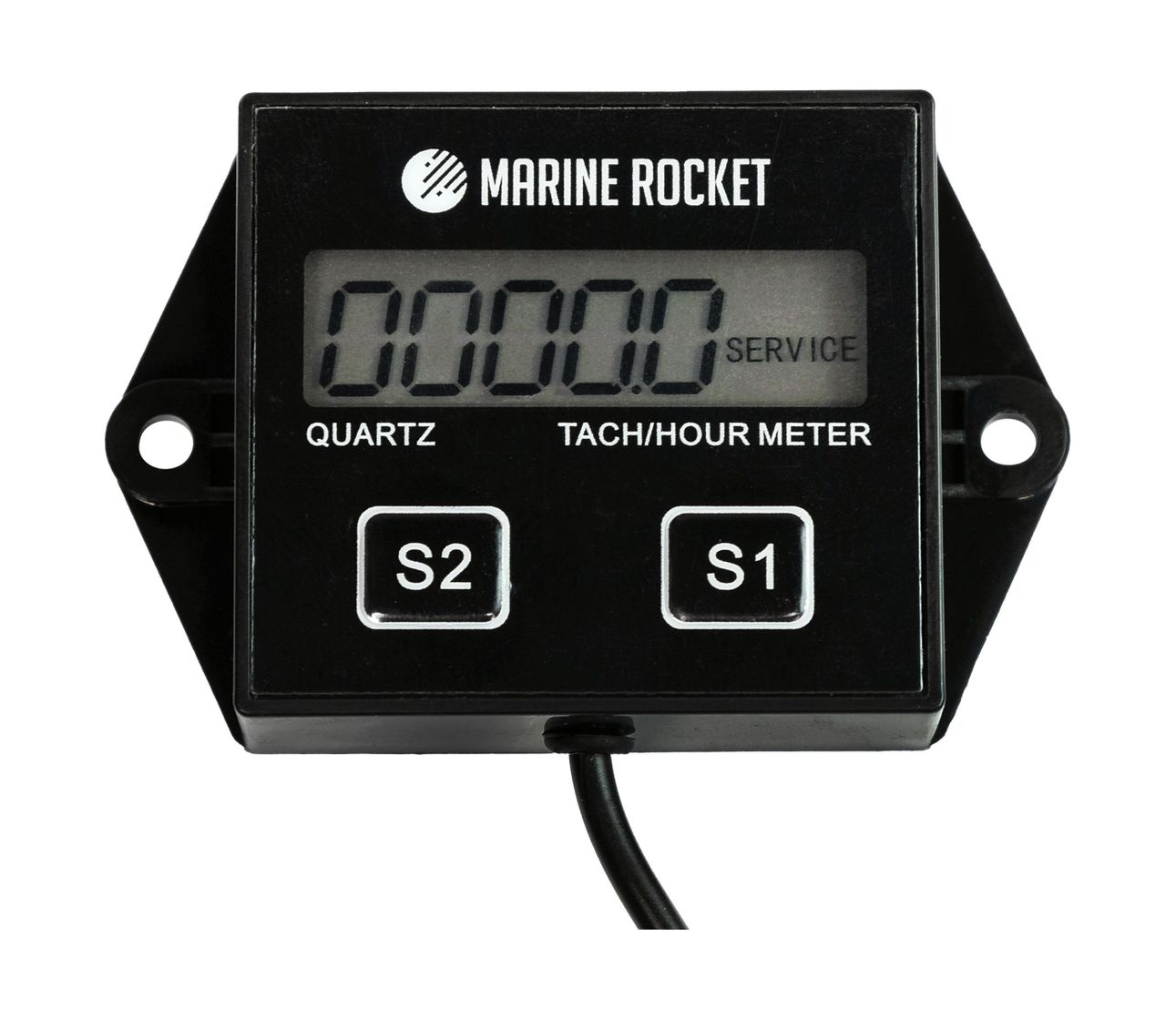 Купить Тахометр универсальный со счетчиком моточасов, сменная батарейка Marine Rocket THM204MR 7ft.ru в интернет магазине Семь Футов