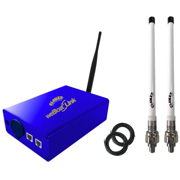 Glomex GLOIT1304EXT WeBBoat 4G Link Kit&2 Antenas Интернет Серебристый